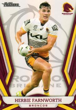 2023 NRL Traders Titanium - Pearl Special #PS005 Herbie Farnworth Front